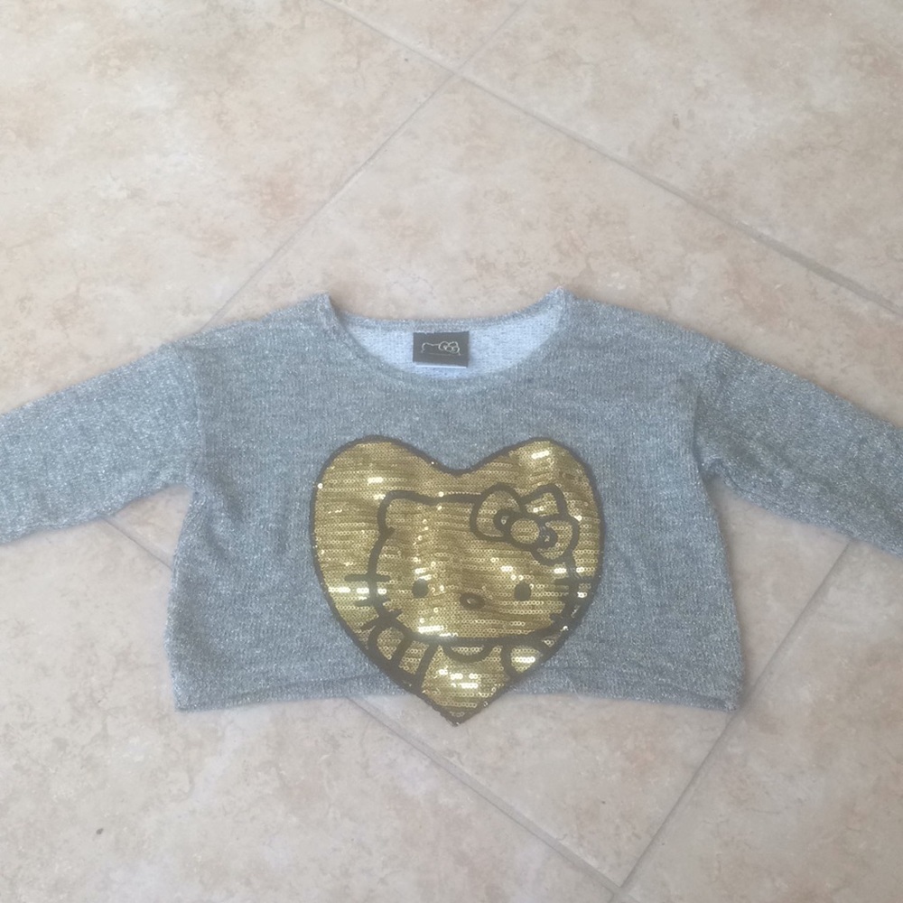 Hello Kitty Long sleeve crop top